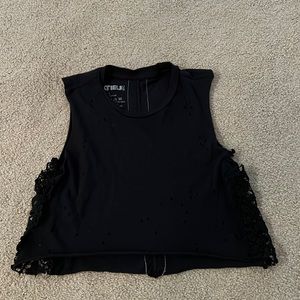 Katie J black tank.